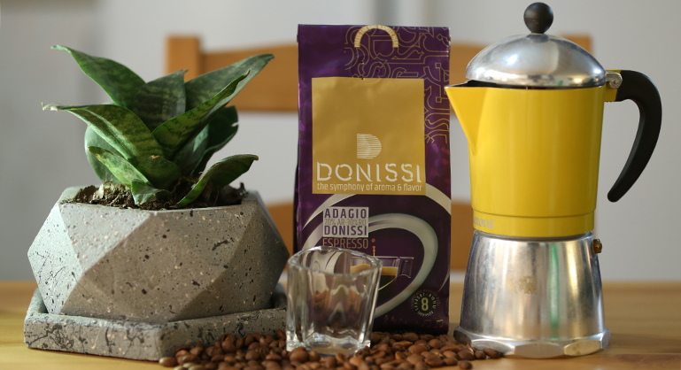 قیمت خرید دانه قهوه آداجیو دونیسی 250 گرمی