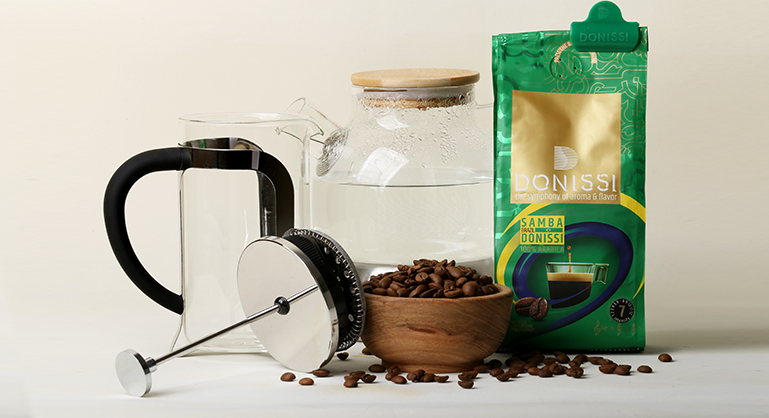 قیمت خرید دانه قهوه سامبا دونیسی 250 گرمی