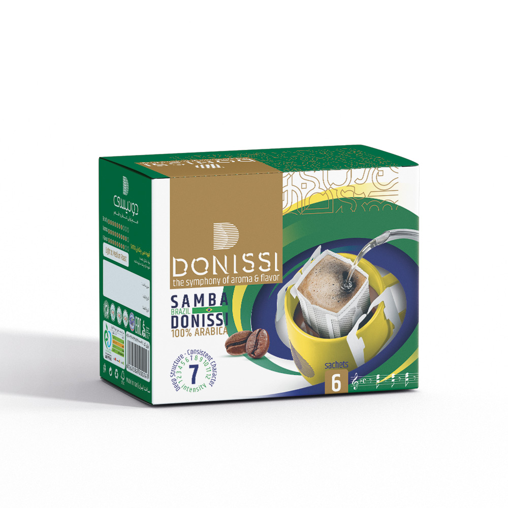 دریپ بگ سامبا دونیسی بسته 6 عددی