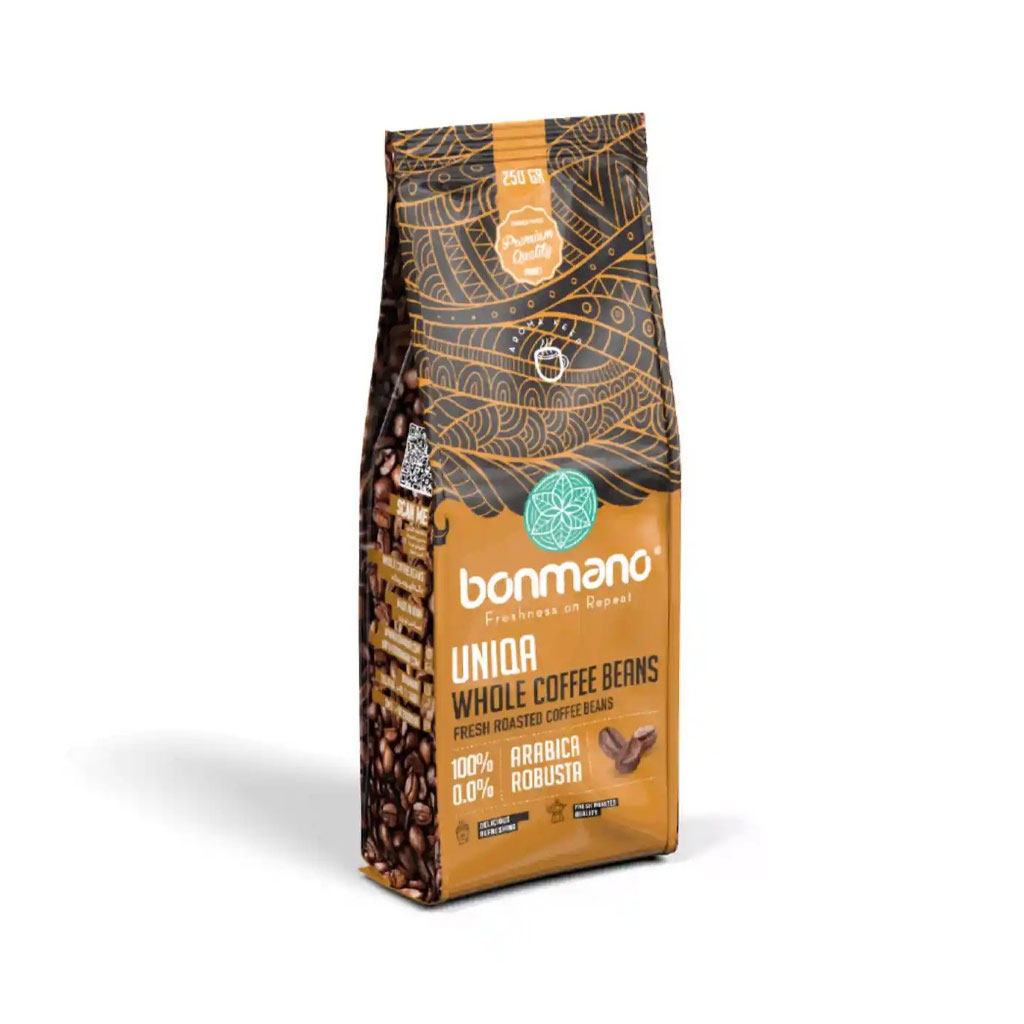 دانه قهوه اسپرسو یونیکا بن مانو 250 گرمی